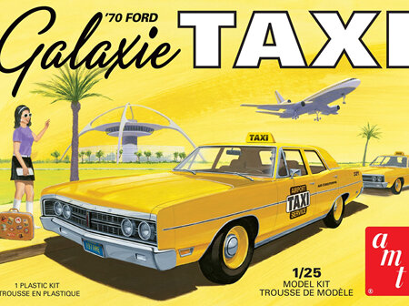 AMT 1/25 1970 Ford Galaxie Taxi (AMT1243)