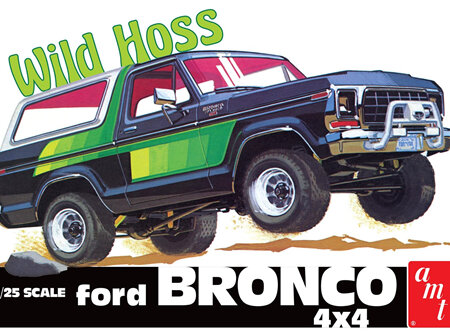 AMT 1/25 1978 Ford Bronco 4x4 Wild Hoss (AMT1304)
