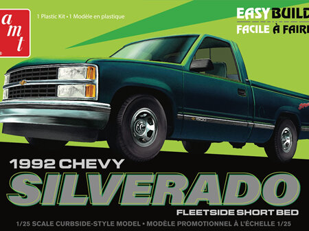 AMT 1/25 1992 Chevy Silverado Fleetside Short Bed (AMT1408)