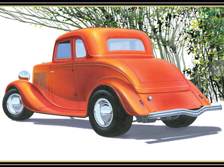 AMT 1/25 34 Ford 5 Window Coupe Street Rod (AMT1384)