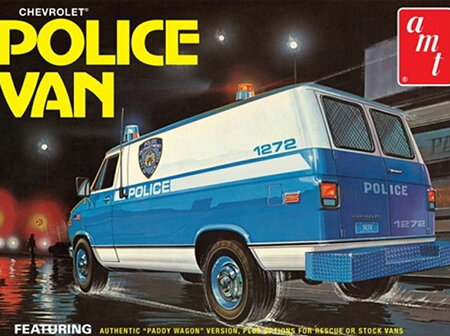 AMT 1/25 Chevrolet Police Van (AMT1123)