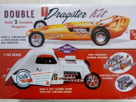 AMT 1/25 Double Dragster Kit (AMT646)