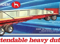 AMT 1/25 Great Dane Extendable Flat bed Trailer