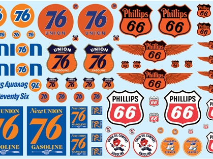 AMT 1/25 Phillips 66 & Union 76 Trucking Decal Pack