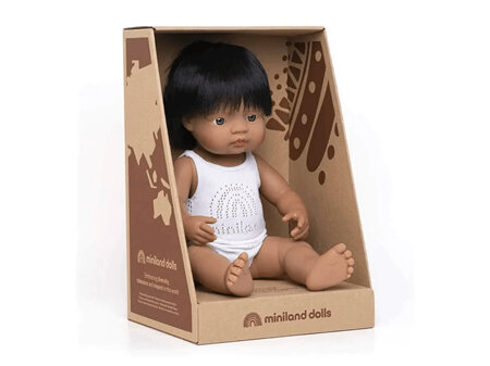 Anatomically Correct Baby Doll (Hispanic Boy) - 38cm