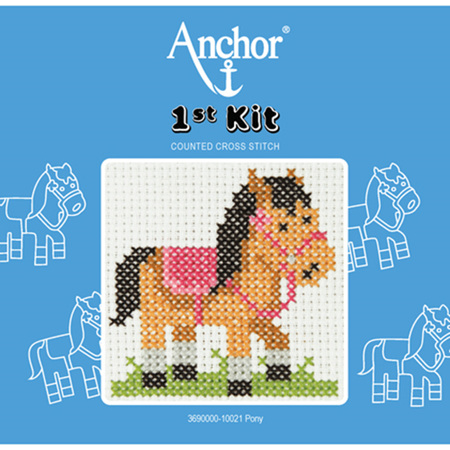 Anchor 1st Kit: Cross Stitch - Pony