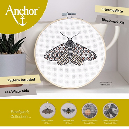 Anchor Essentials Kit: Blackwork - Moth