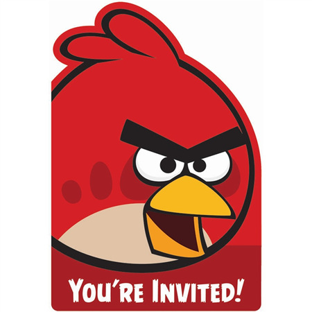Angry Birds - invites x 8