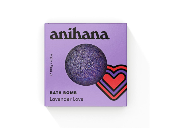 anihana Bath Bomb Lavender Love 180g