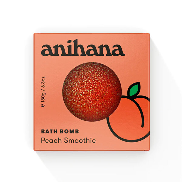 Anihana Bath Bomb Peach Smoothie 180g