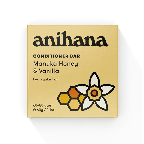 anihana Conditioner Bar Manuka Honey & Vanilla 60g