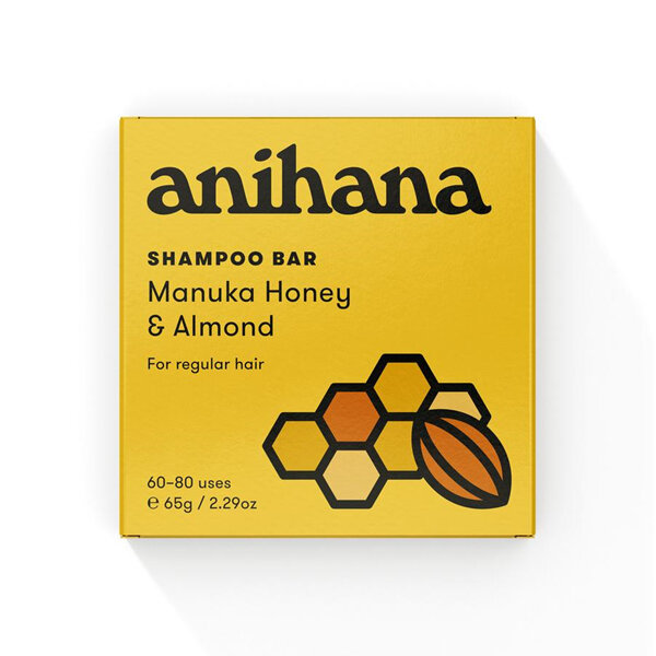 anihana Shampoo Bar Manuka Honey & Almond 65g