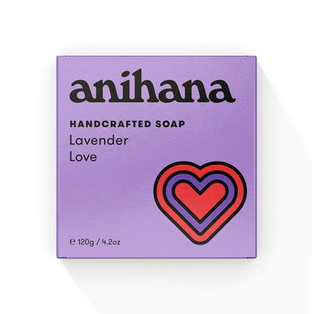 anihana Soap Lavendr Love Rect 120g