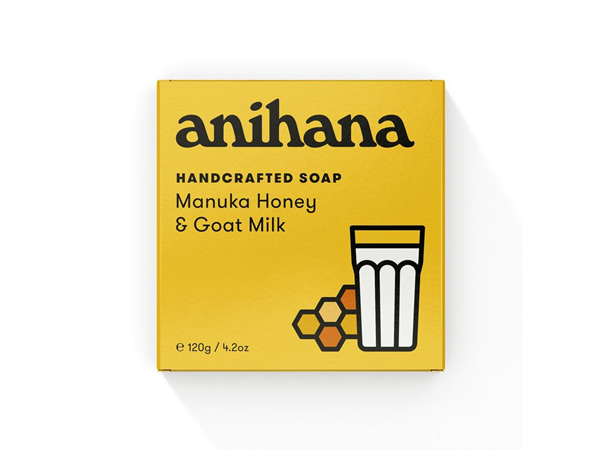 anihana Soap Manuka Honey & Goat Milk 120g