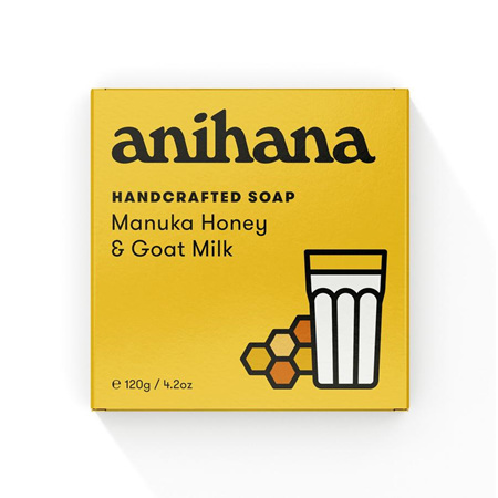 anihana Soap M/Honey&G/Milk 120g