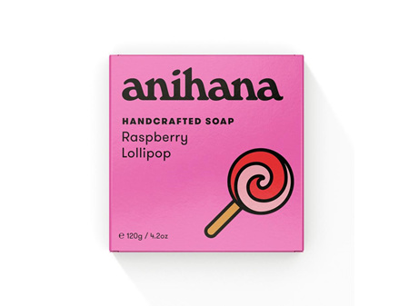 anihana Soap Raspberry Lollipop 120g