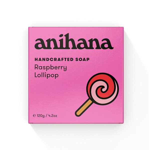 anihana Soap Raspberry Lollipop 120g