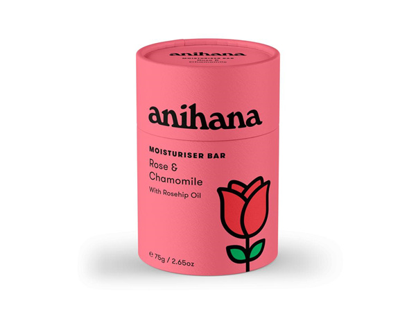 anihana Solid Moisturiser Rose & Chamomile 75g