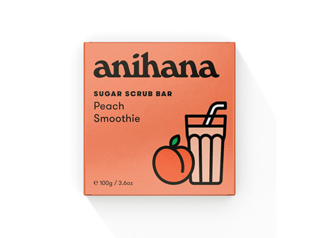 anihana Sugar Scrub Peach Smoothie 100g