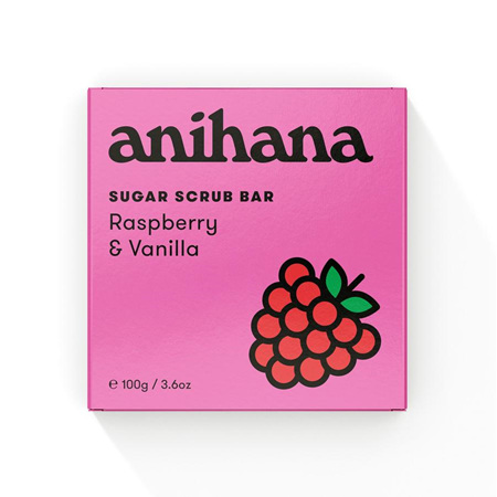 anihana Sugar Scrub Raspb &Van 100g