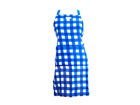 ANNABEL TRENDS BLUE GINGHAM APRON