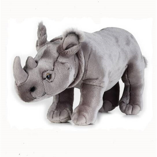 Antics Wildlife Rhinoceros Standing 30cm Plush