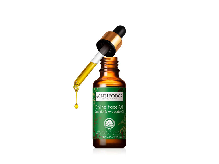 antipodes divine face oil rosehip and avocado skin care beauty