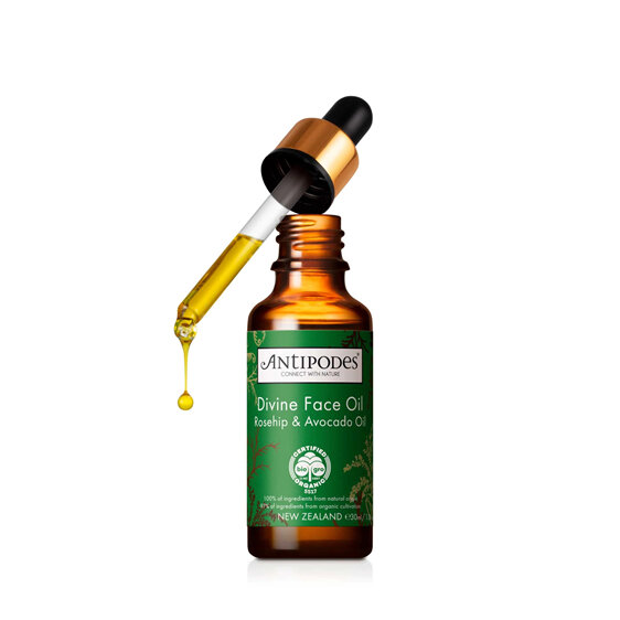 antipodes divine face oil rosehip and avocado skin care beauty