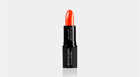 Antipodes Moisture-Boost Natural Lipstick - Piha Beach Tangerine
