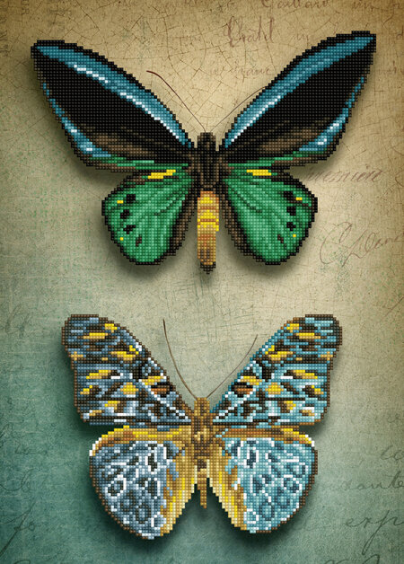 Antique Butterflies - Diamond Dotz - Intermediate