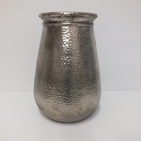 Antiqued Silver vase C3829