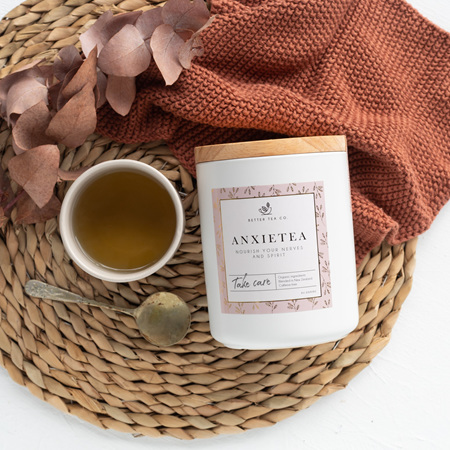 Anxietea Ceramic Jar with Tea