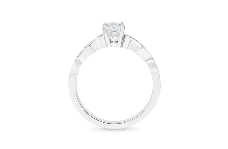 Aoraki diamond solitaire engagement ring nz inspired