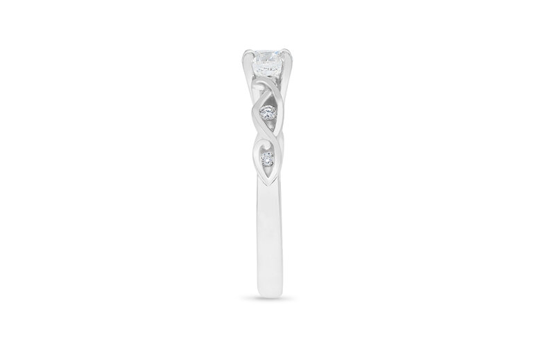 Aoraki diamond solitaire engagement ring nz inspired