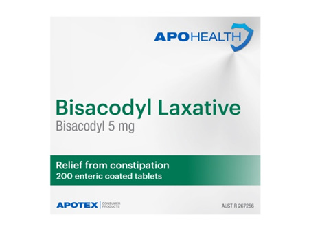 APH BISACODYL LAXATIVE 5MG 200 TABLETS