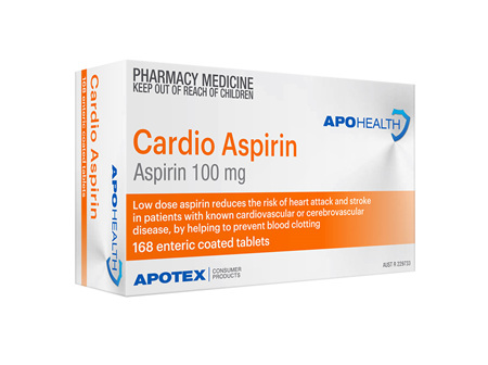 APH CARDIO ASPIRIN TAB BLS 168