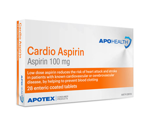 APH CARDIO ASPIRIN TAB BLS 28