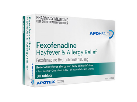APH Fexofenadine H/Fvr&AllergyTab30