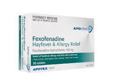 APH Fexofenadine H/Fvr&AllergyTab50
