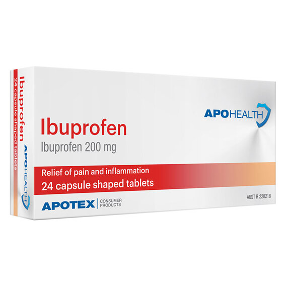 APH Ibuprofen Tablets 200mg 24