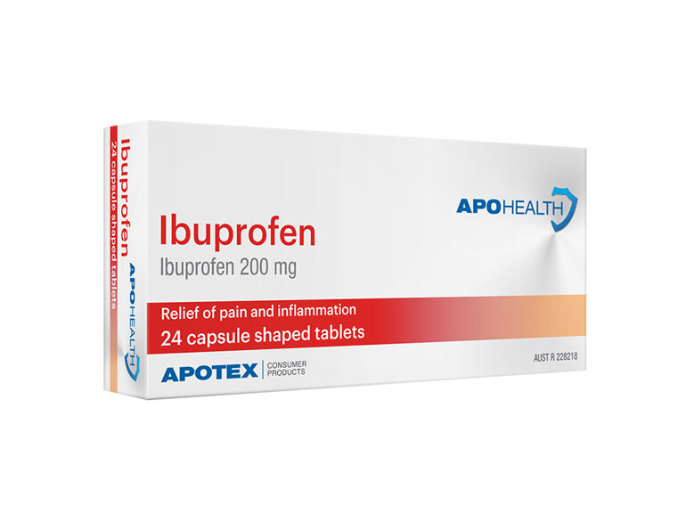 APH Ibuprofen Tablets 200mg 24