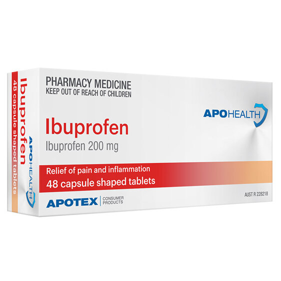 APH Ibuprofen Tablets 200mg 48