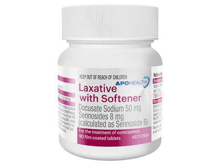 APH Laxative With Softener 90 Tablets