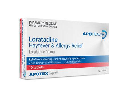 APH Loratadine 10mg 10 Tablets