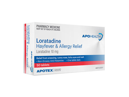 APH Loratadine 10mg 50 Tablets