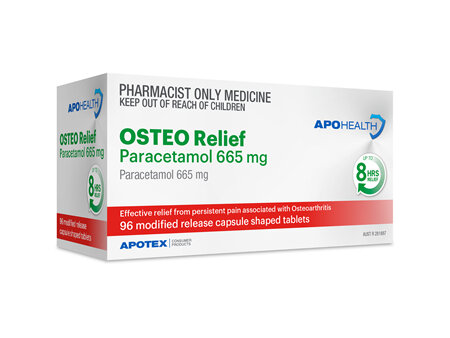 APH OSTEO REL PARA 665MG TAB BL 96