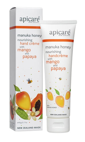 Apicare Manuka Honey Nourishing Hand Creme with Mango and Papaya 90g