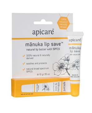 Apicare Manuka Lip Save Natural Lip Butter with SPF15