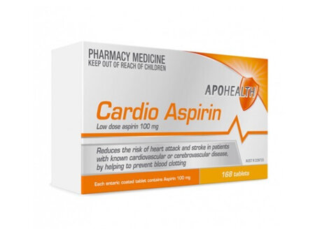 Apohealth Cardio Aspirin Ec Tablet Blister Pack 168