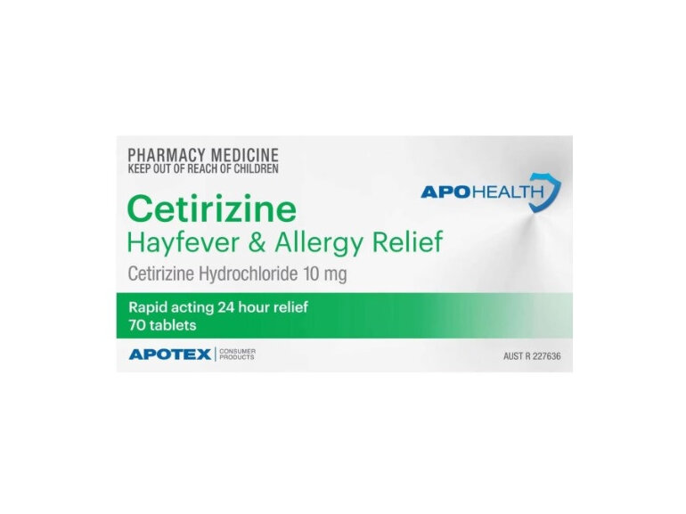 Apohealth Cetirizine Hayfever & Allergy Relief Tablet 70
